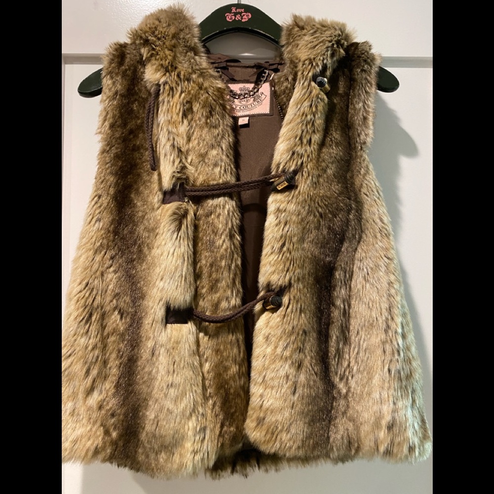 Juicy Couture Faux fur vest